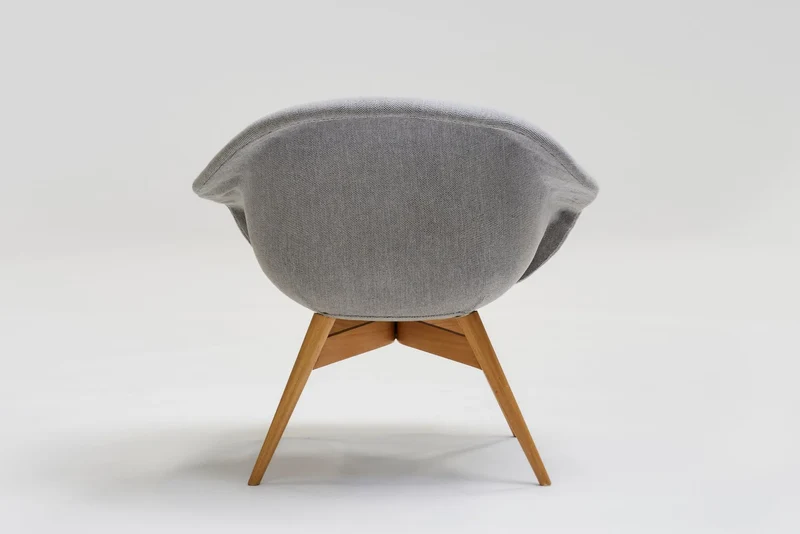 Fabric armchair by Miroslav Navratil