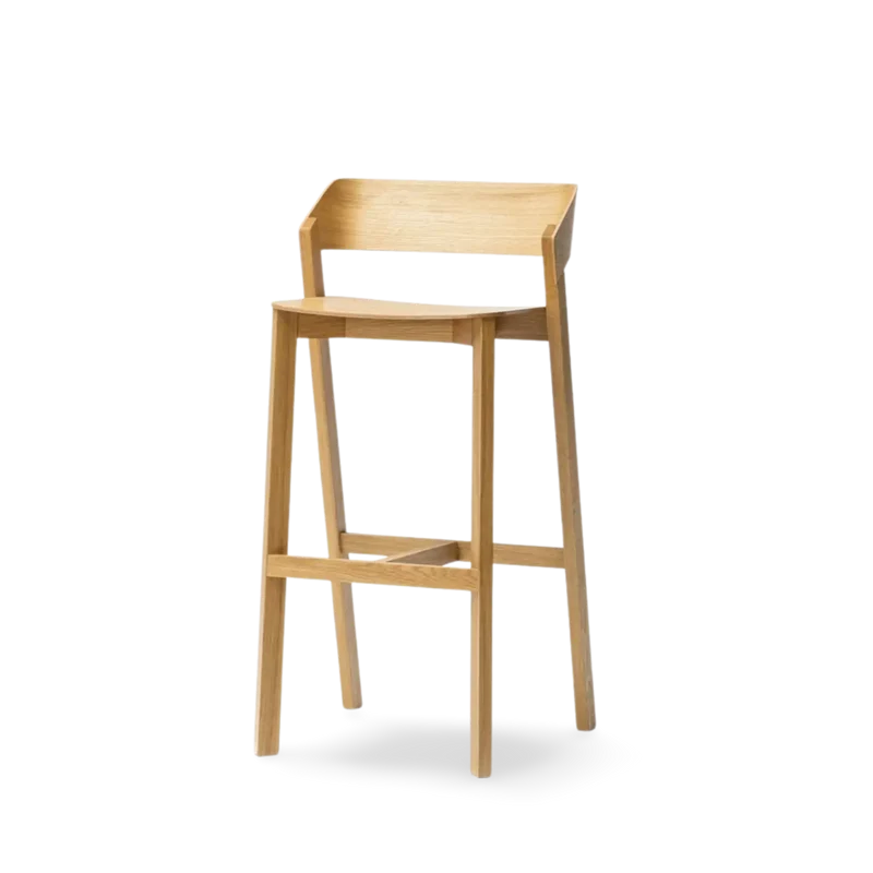 Merano Barstool - Veneer / Solid Wood