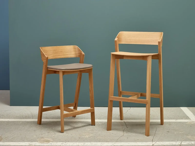 Merano Barstool - Veneer / Solid Wood