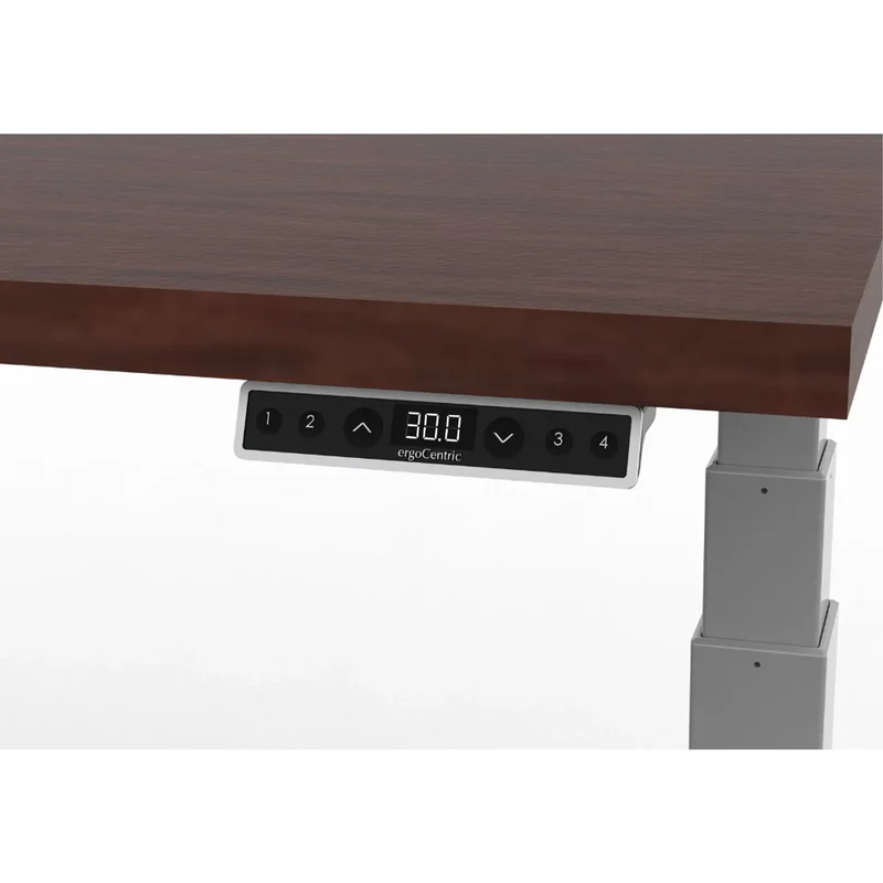 Bureau en L, ajustable en hauteur de 22,6" à 48,9"H - upCentric 3L