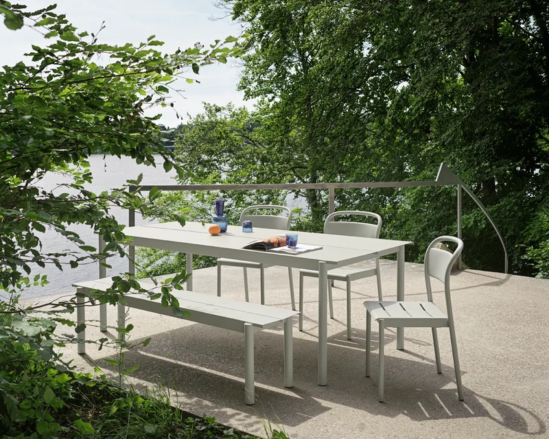 Linear Steel Side Chair