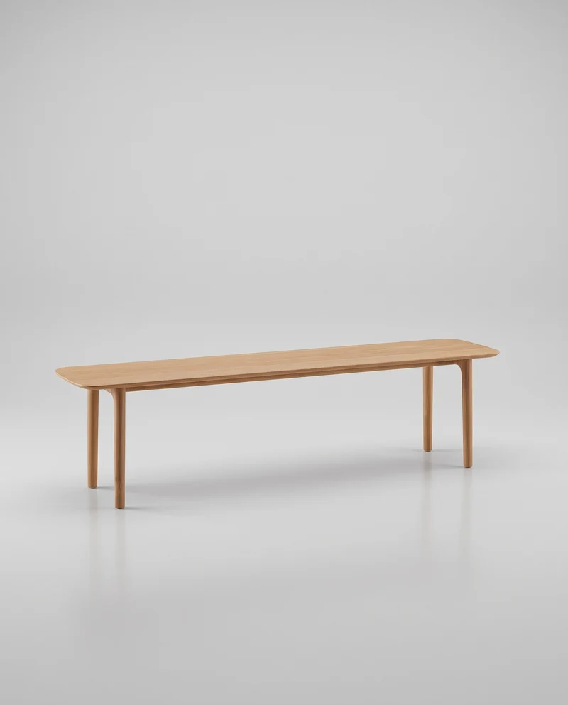 Neva Bench Wooden Seat