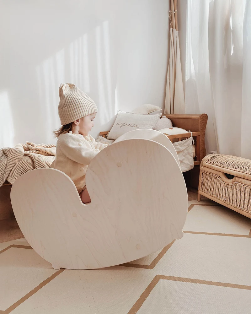 NUPPU rocking horse | birch