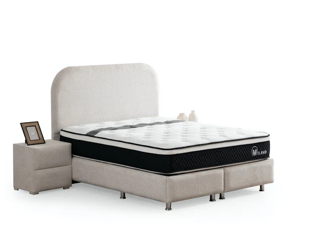 Lit JADE blanc cassé chenille