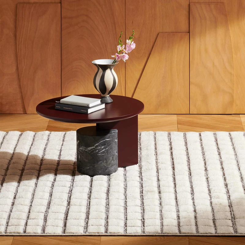 Wool Rectangular Carpet SAHARA MIDGRID, designed by Cassina