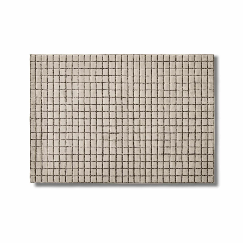 Wool Rectangular Carpet SAHARA MIDGRID, designed by Cassina