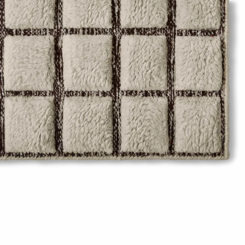 Wool Rectangular Carpet SAHARA MIDGRID, designed by Cassina