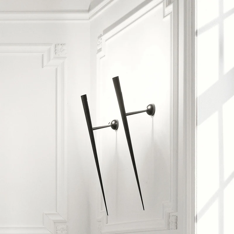 Aluminium Wall Lamp TRYLON by Gilles Derain for Lumen Center