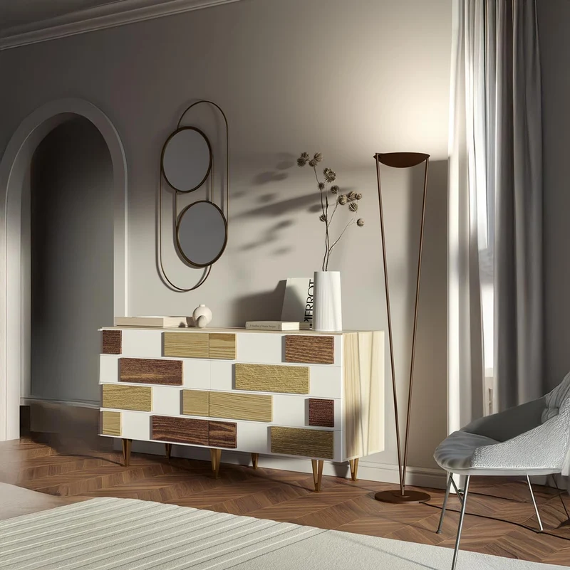 Brass Floor Lamp VICTORY by Artoff for Lumen Center