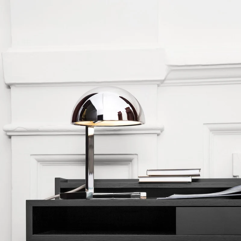 Adjustable Brass Table Lamp MJA by Jacques Adnet for Lumen Center