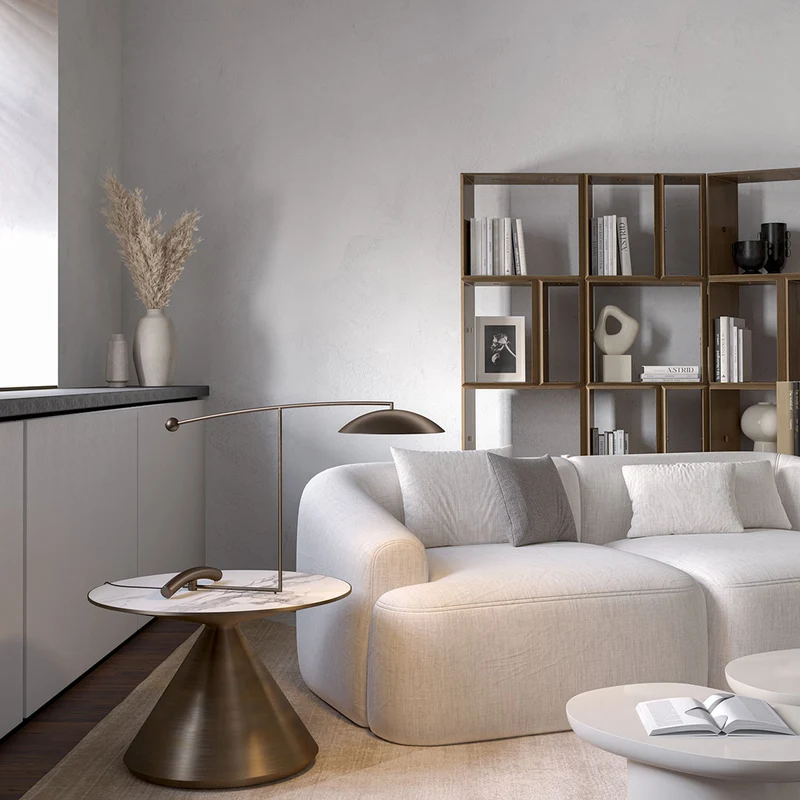 Rotating Table Lamp ORBIT by Kevin Gray for Lumen Center