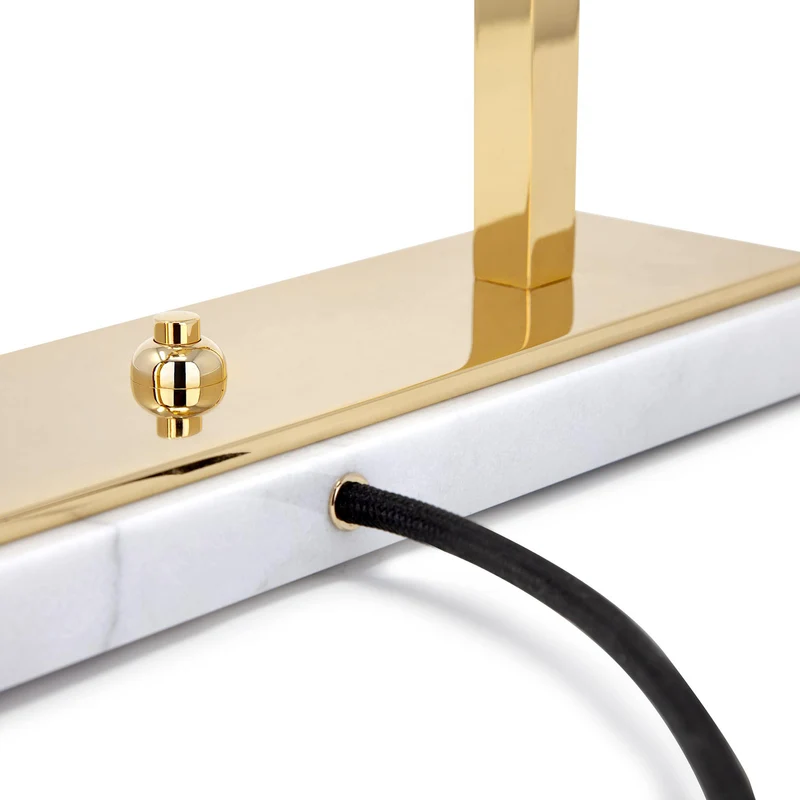 Marble Table Lamp DIANE by Jacques Adnet for Lumen Center