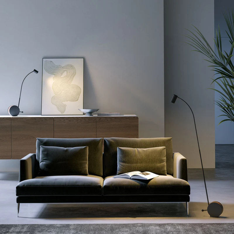 Adjustable Table Lamp CHIOCCIOLA 02 by Ahlux for Lumen Center