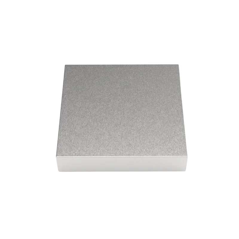 Vierkante salontafel Sienna - 80 cm - Stainless Steel