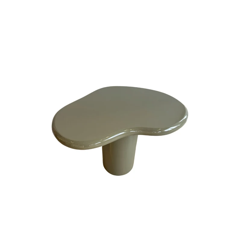 Organische bijzettafel - Jonah - Medium - Olijfgroen - StoneSkin glossy