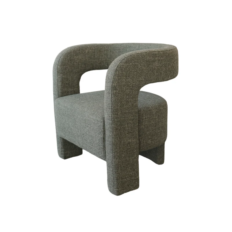 Avignon - Fauteuil met armleuning - B 69 cm - Verkrijgbaar in Mosgroen, Ivory Bouclé en Sandstone Weave