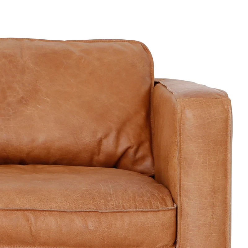 Lederen Fauteuil - Gordon - Cognac