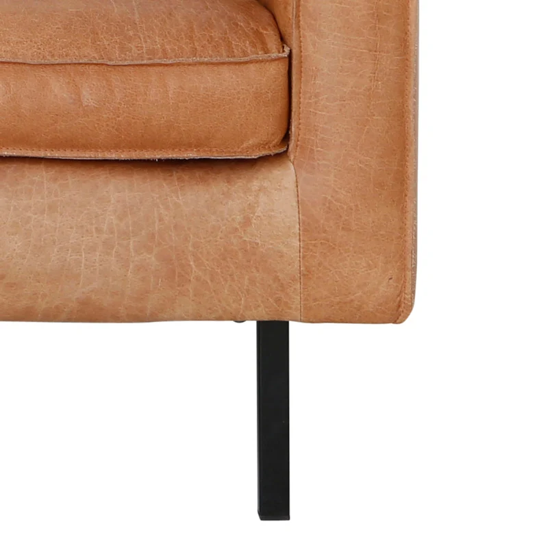 Lederen Fauteuil - Gordon - Cognac