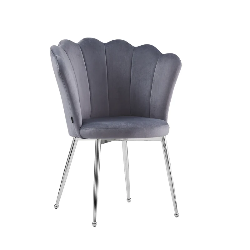 Chaise NYMPHÉA argenté
