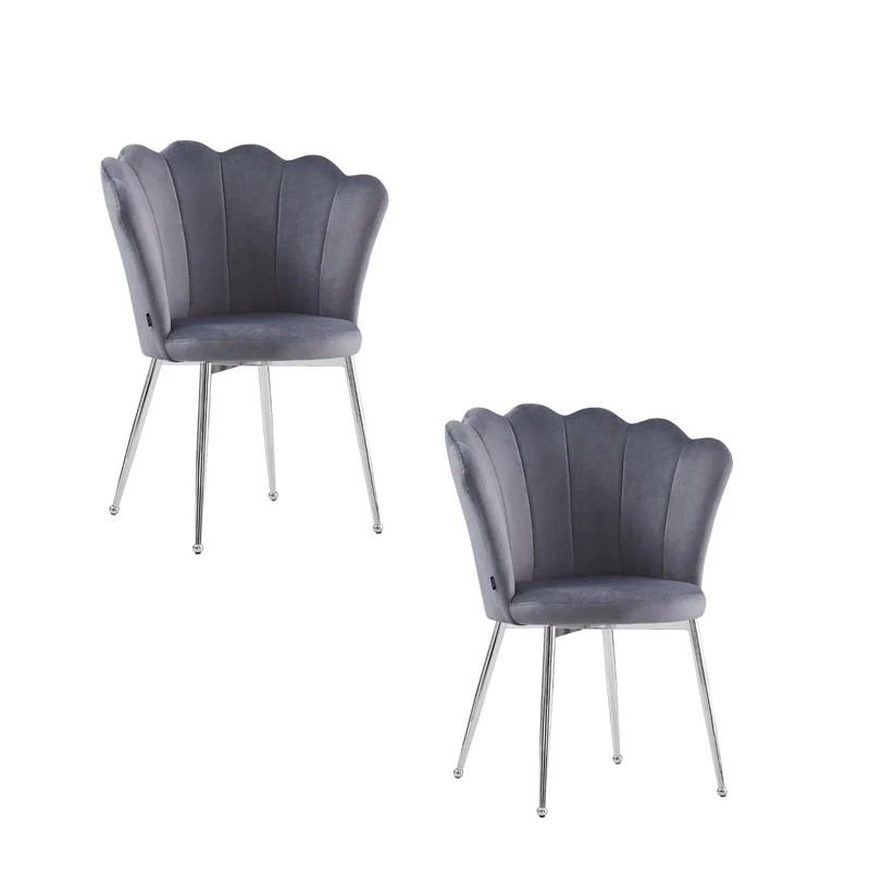 Chaise NYMPHÉA argenté
