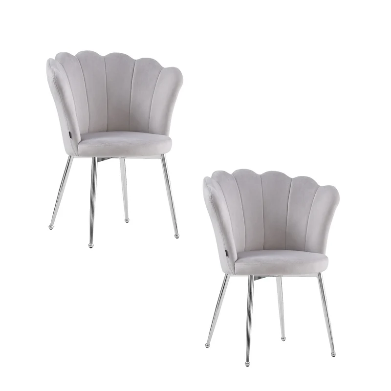 Chaise NYMPHÉA argenté