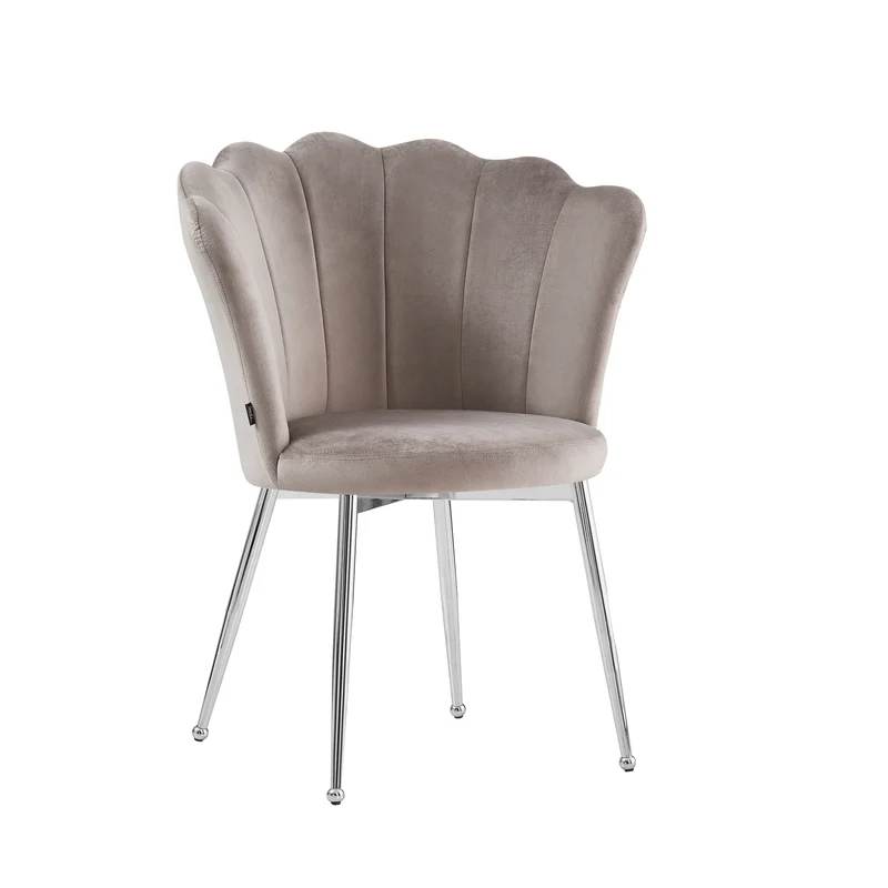 Chaise NYMPHÉA argenté