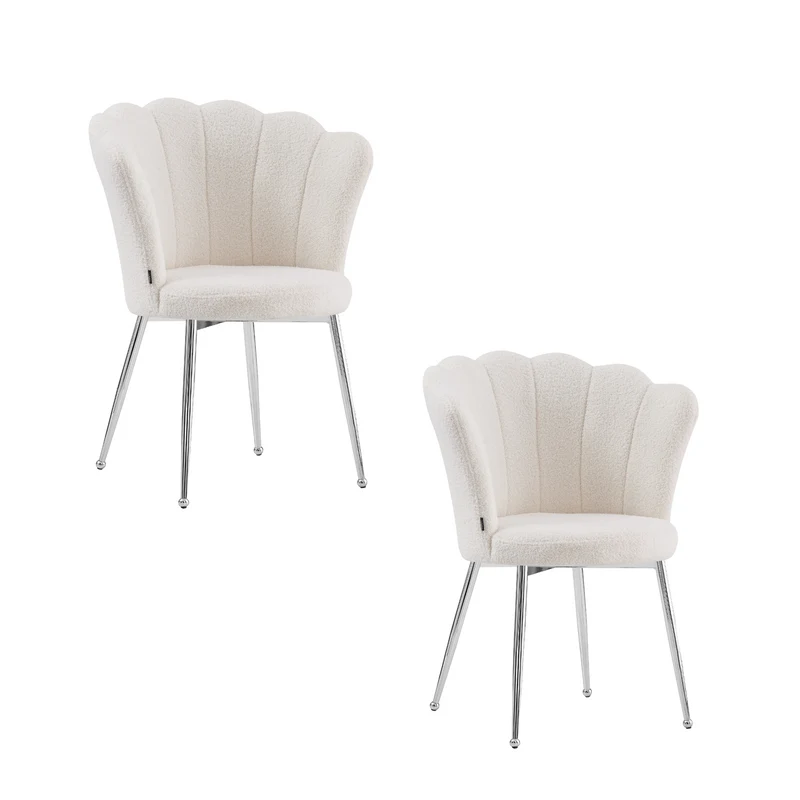 Chaise NYMPHÉA argenté