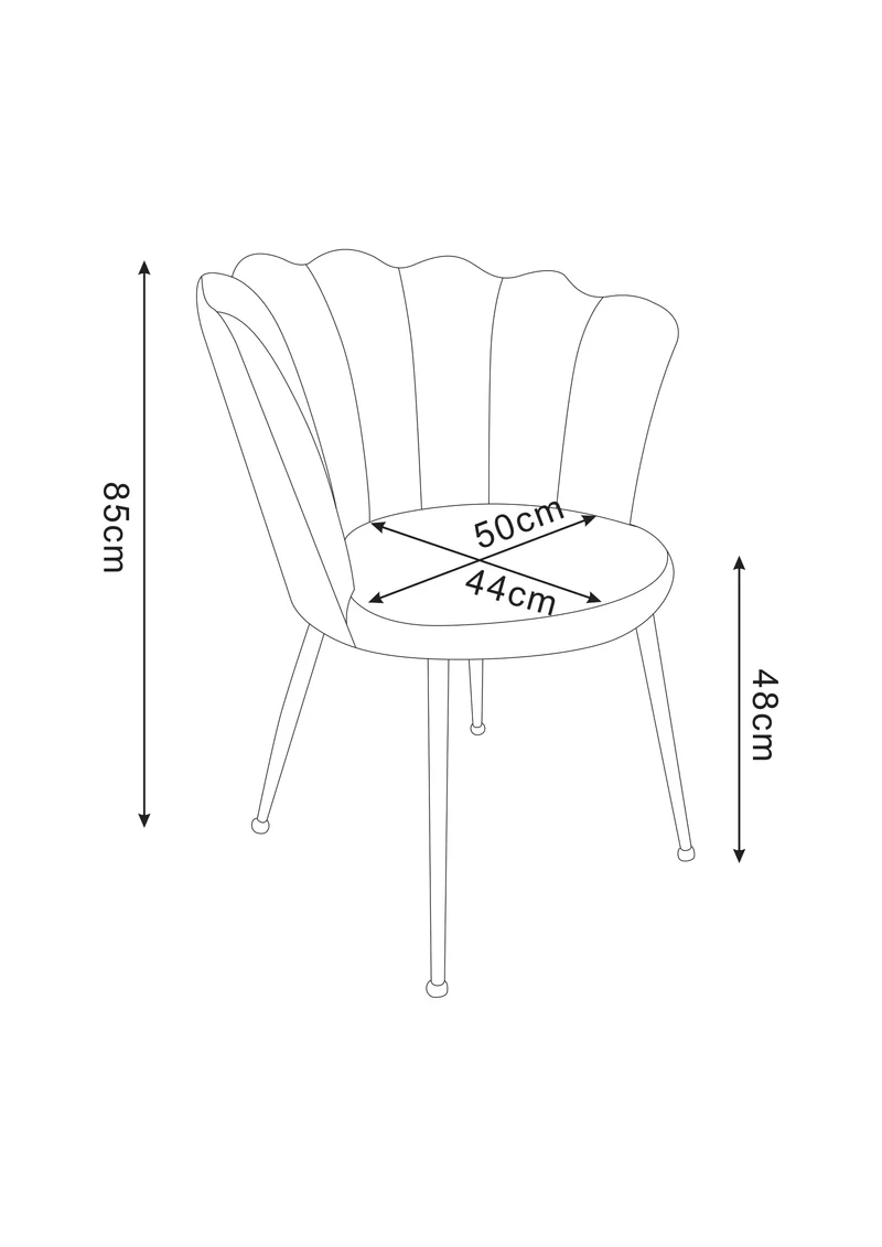 Chaise NYMPHÉA noir