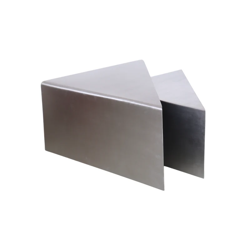 Salontafel chrome Erbray - Stainless steel - Klein