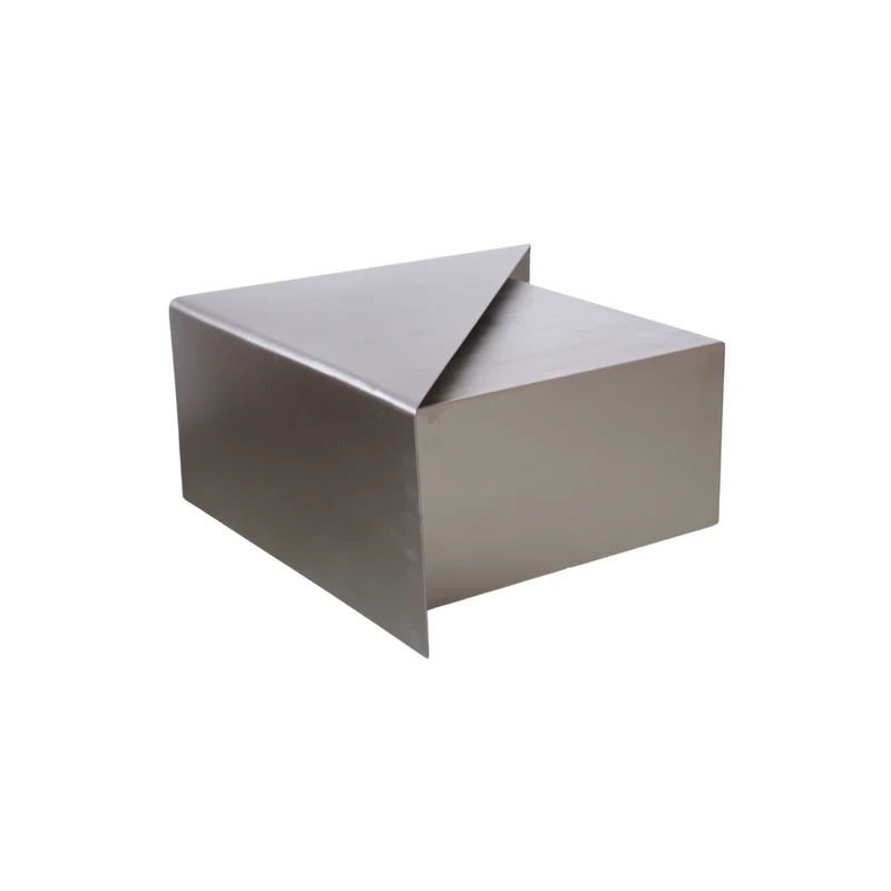 Salontafel chrome Erbray - Stainless steel - Klein