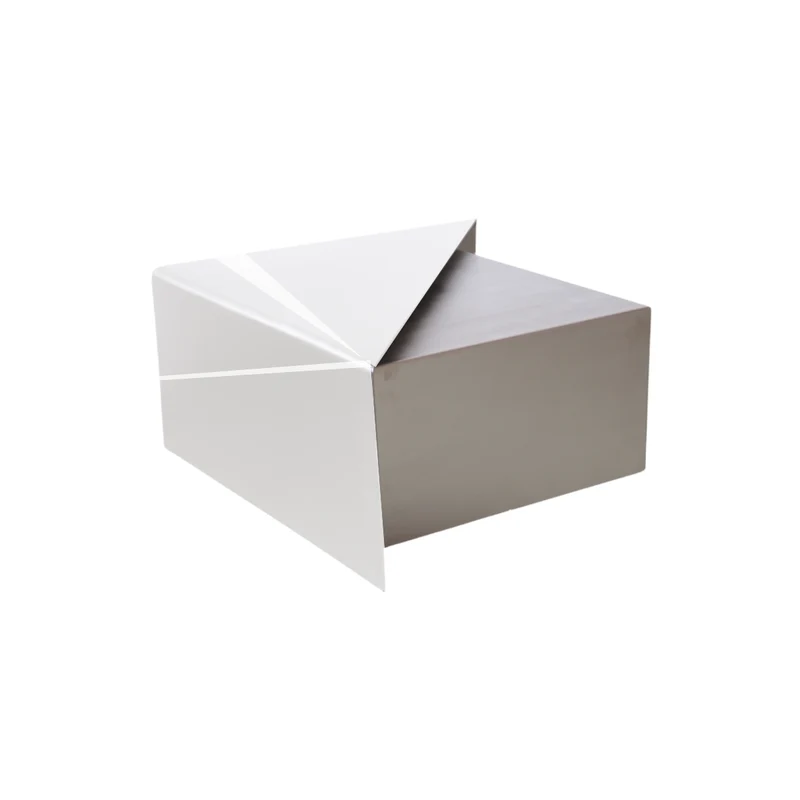 Salontafel chrome Erbray - Stainless steel - Klein