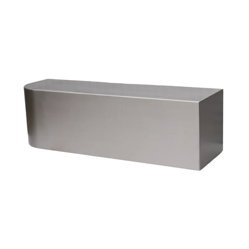 Salontafel Chrome Moron versie 2 - B100 D30 H30 - Geborsteld staal