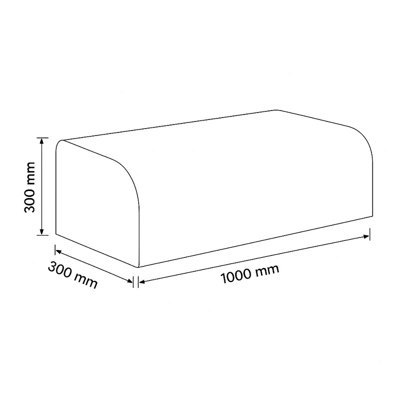 Salontafel Chrome Moron versie 2 - B100 D30 H30 - Geborsteld staal