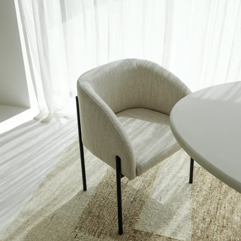Eetkamerstoel - Royan - Sandstone spotted Weave