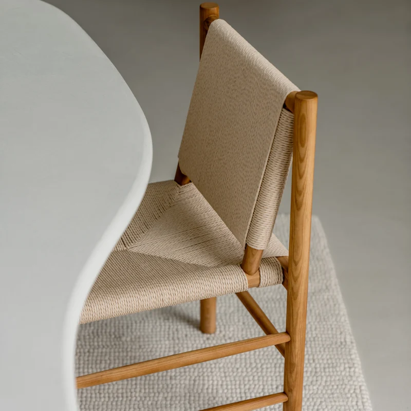 Charly eetkamerstoel - Vintage Pine/ Naturel rotan