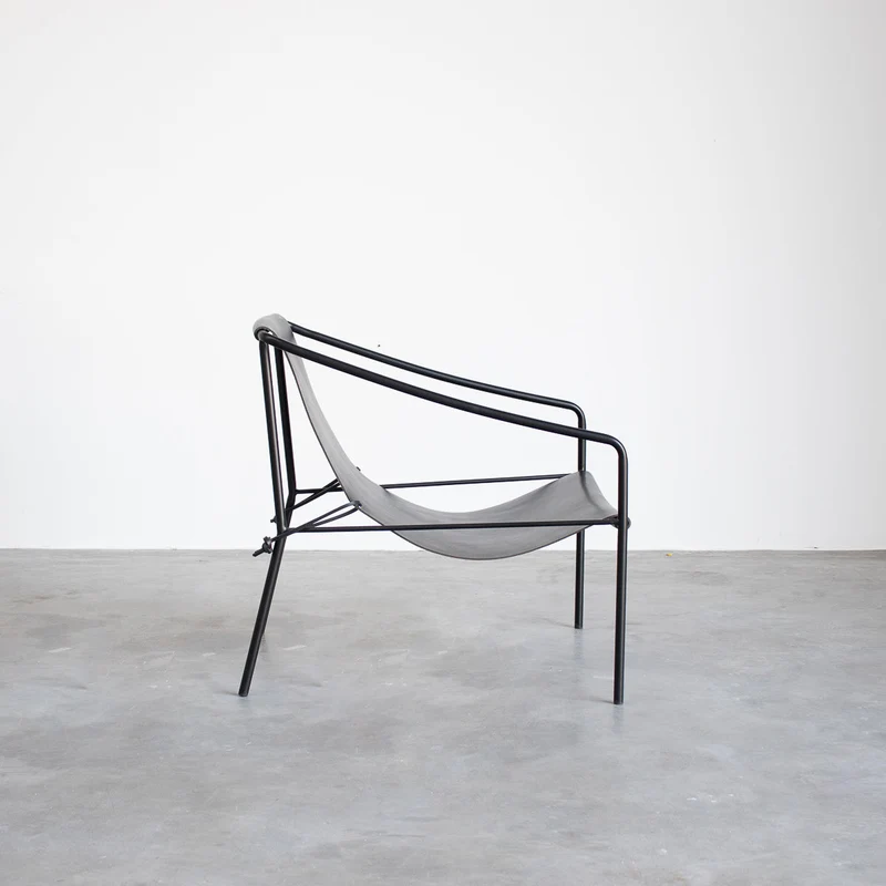 Zwart lederen Relaxstoel - Palermo - Zwart Leder