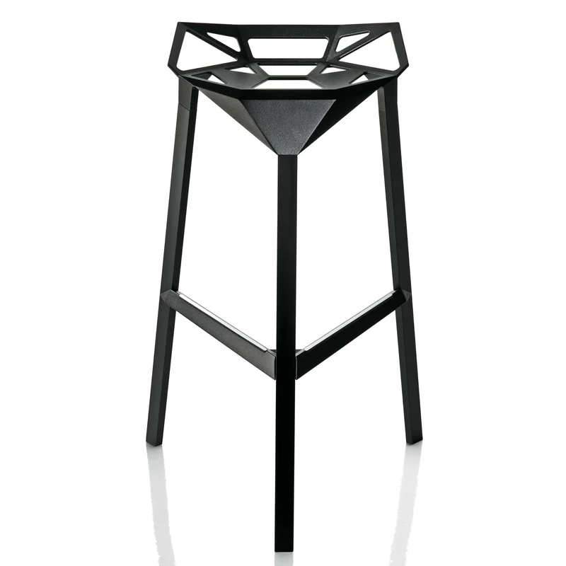Outdoor Stackable Stool ONE Anodised Aluminium by Konstantin Grcic for Magis