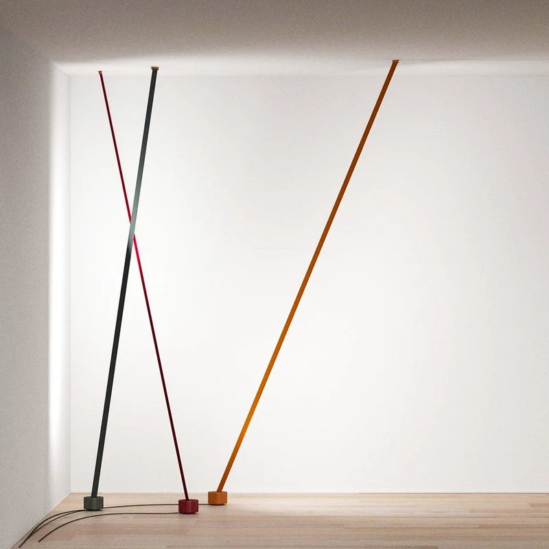 In Stock - Lamp ELASTICA Red by Studio Habits for Martinelli Luce