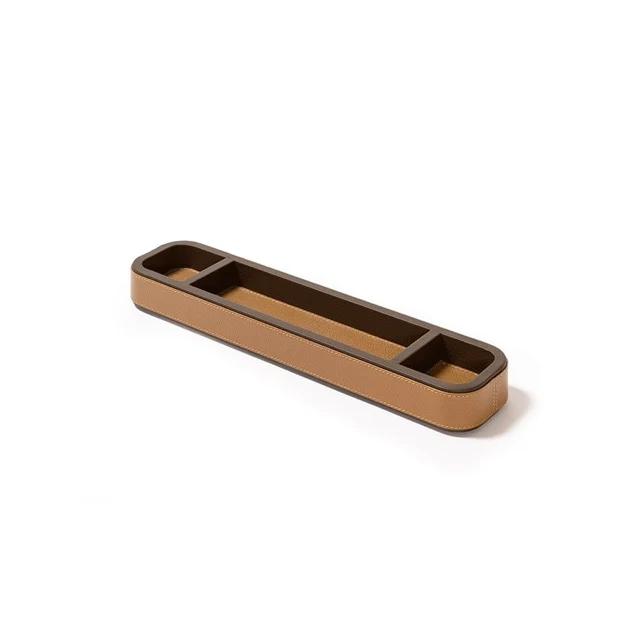 Leather Single Pen Holder OFFICE COLLECTION by Giobagnara for Poltrona Frau