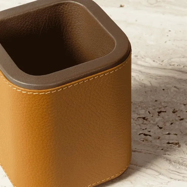 Leather Pen Holder OFFICE COLLECTION by Giobagnara for Poltrona Frau