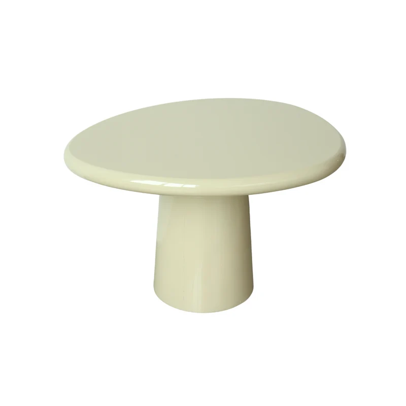 Salontafel Microcement Juno - Glossy StoneSkin - Licht kaki - 64 cm