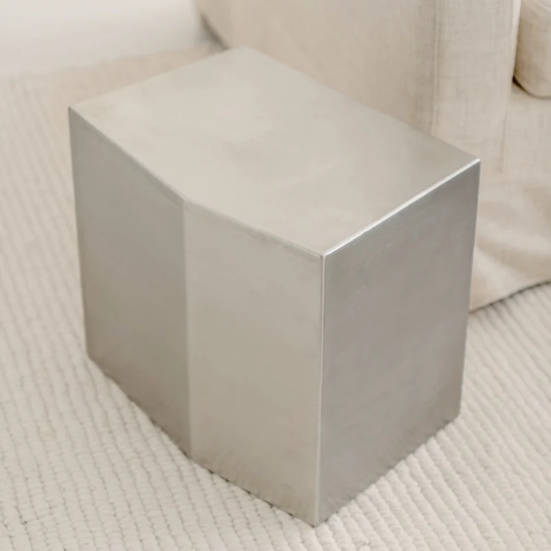Salontafel Staal - Creully - Bruut Modernisme - Stainless steel