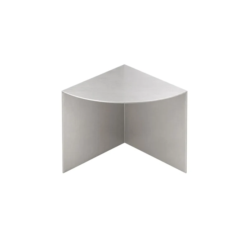 Bijzettafel Meru - 40 cm - Geborsteld staal