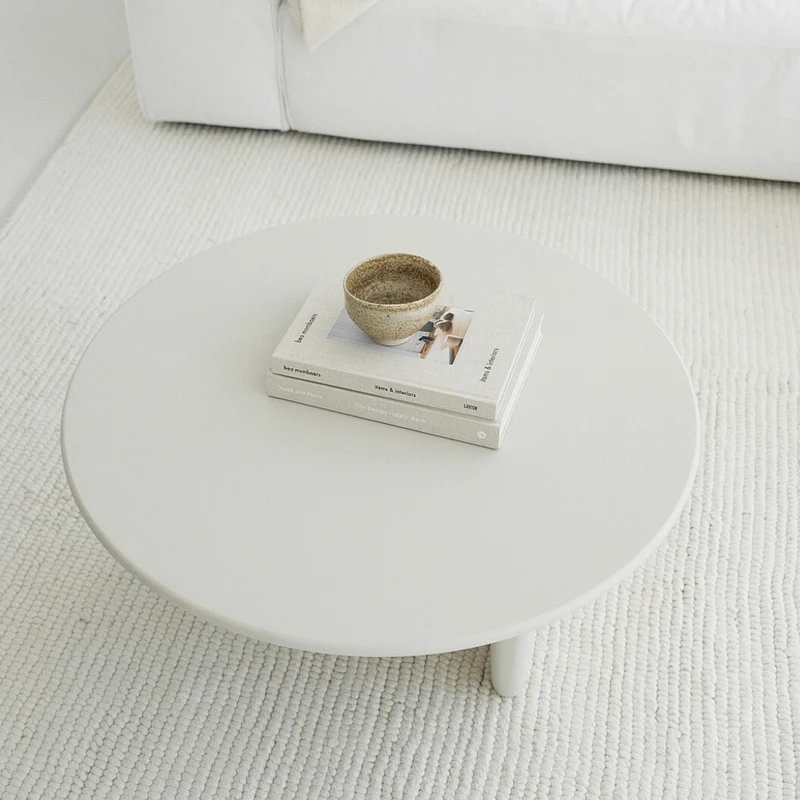 Rond salontafel organische - Rochelle - StoneSkin Latte
