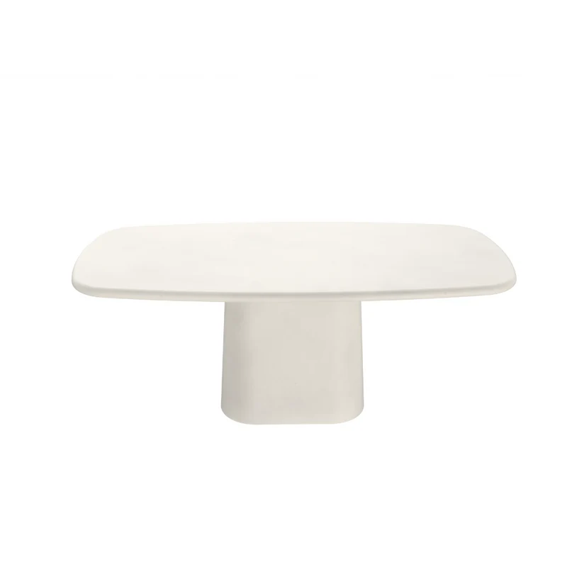 Rechthoekige eettafel 180 cm - Ovale poot - StoneSkin - Lorient - Latte
