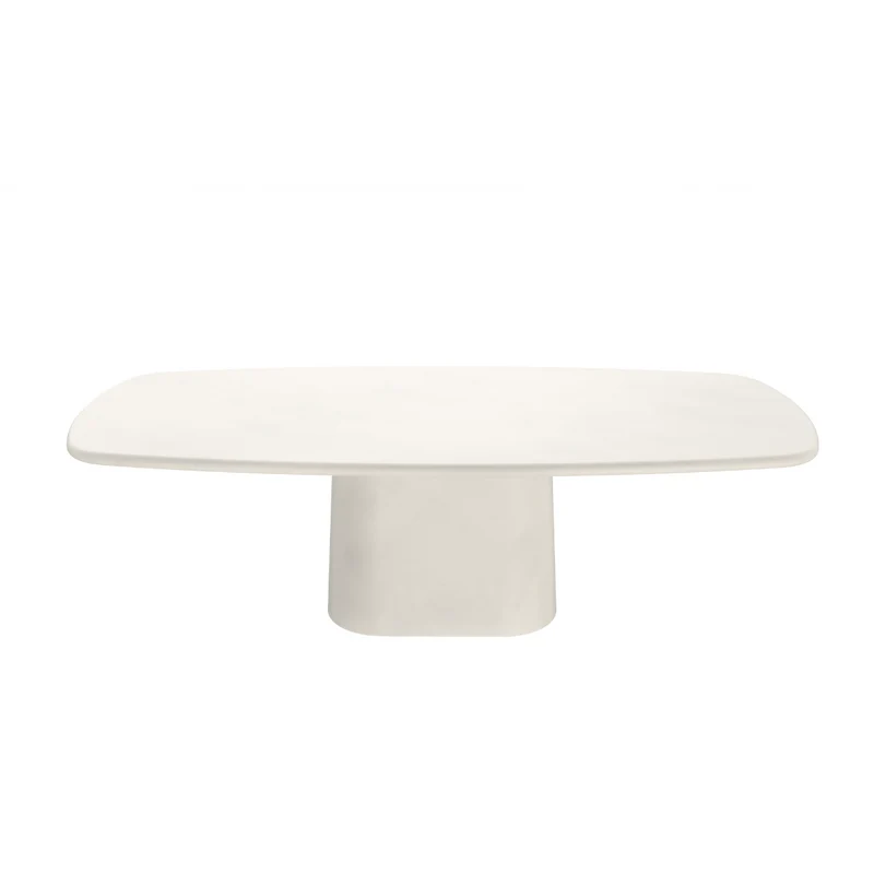 Rechthoekige eettafel - Ovale poot - StoneSkin - Lorient - Latte