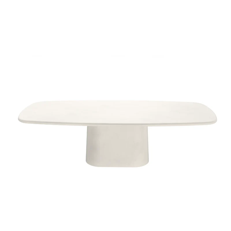 Rechthoekige eettafel - Ovale poot - StoneSkin - Lorient - Latte