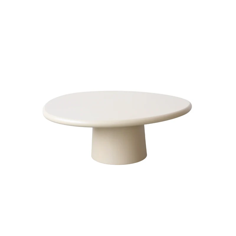 Salontafel rond betonlook organisch - Juno - StoneSkin - 90 cm