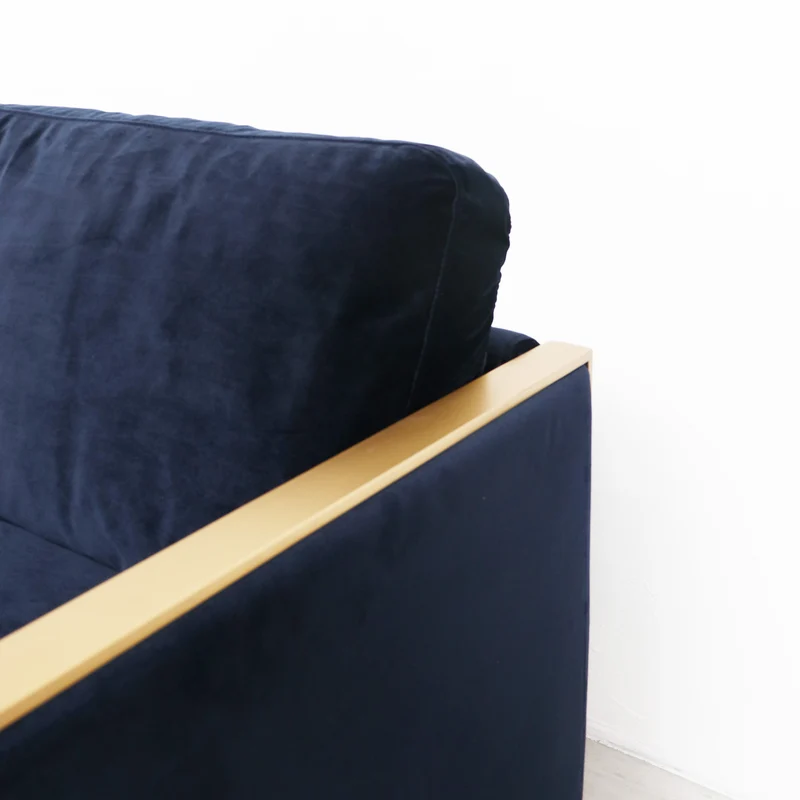 Velvet Fauteuil - Force 1 - Donkerblauw