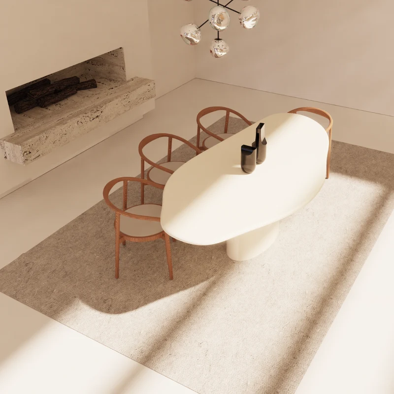 Organische eettafel - Reims - StoneSkin - 250 cm